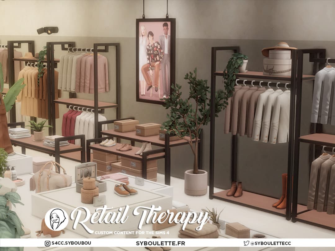 Скриншот мода Набор для магазина одежды Retail Therapy set